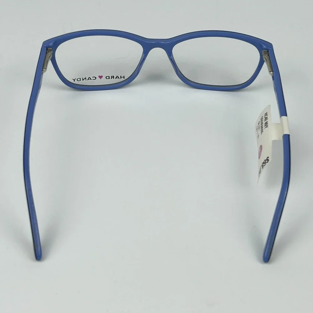 Hard Candy HC40 Women's Eyeglasses Frame Blue Plastic Full Rim 53-16-135 mm